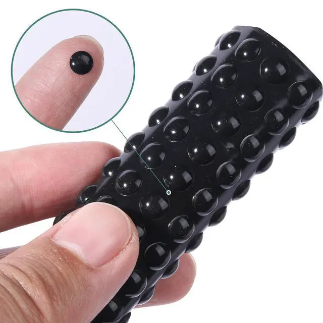Alt view image 2 of 7 - 100 pcs Self-Adhesive Clear Rubber Feet Tiny Bumpons 0.25" in Diameter x 0.079" Height (6.35 * 2mm-Black)