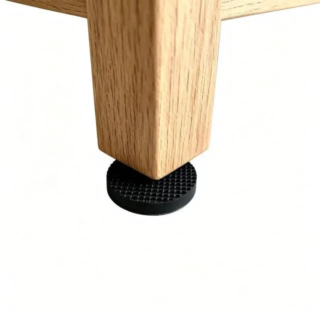 Alt view image 2 of 7 - 45 Pack Black 4mm Grid Bottom Self Adhesive Silicone Furniture Pads, Residue Free Non Slip Furniture Feet, Heat Resistant Shock Absorbing Mats for Hardwood Floor & Washing Machine