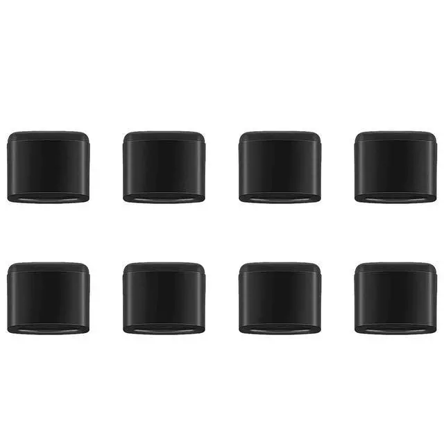 Alt view image 7 of 7 - 8 Pieces Air Fryer Rubber Bumpers, Black Air Fryer Replacement Rubber Tips for Power XL Air Fryer Grill Pan