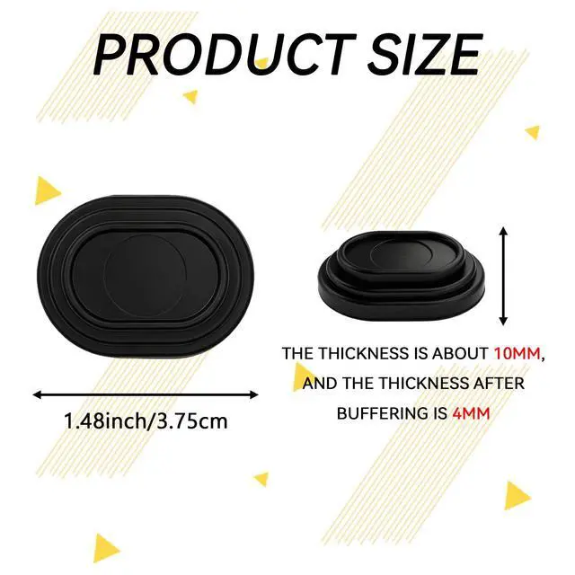 Alt view image 2 of 6 - Car Door Protector Pads 16PCS, Car Door Edge Guards Shock Absorber Bumper, Anti Collision Doors Slam Stopper Silicone Cushion Pads, Soundproof Self-Adhesive Doors Bumper Guards for SUV Truck