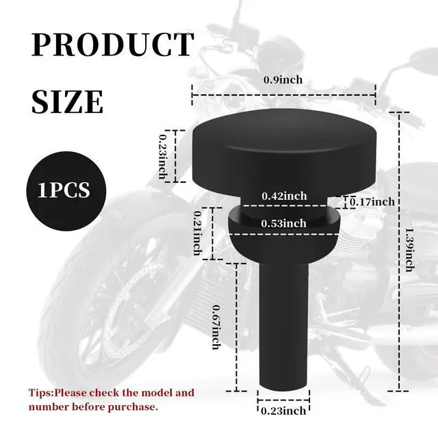 Alt view image 2 of 7 - Kickstand Bumper Pad Replacement HD# 50245-07,Silicone Kick Stand Bumper Pad Compatible with Harley Road Glide Street Glide,Resilient Kickstand Pads Motorcycle Accessories