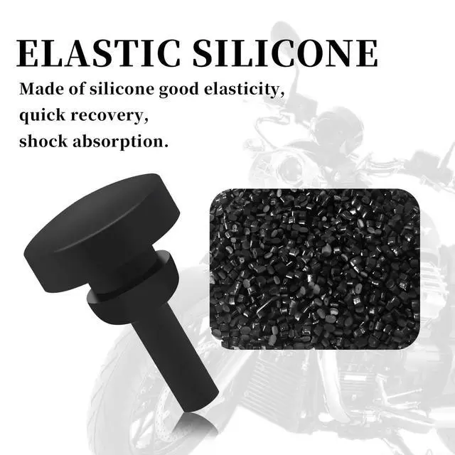Alt view image 4 of 7 - Kickstand Bumper Pad Replacement HD# 50245-07,Silicone Kick Stand Bumper Pad Compatible with Harley Road Glide Street Glide,Resilient Kickstand Pads Motorcycle Accessories