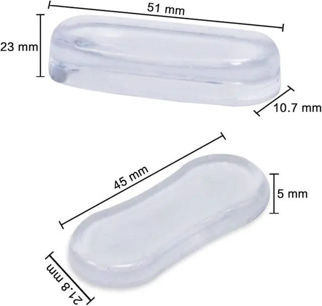 Alt view image 2 of 7 - 5 Pcs Transparent Toilet Seat Bumper Set, Silicone Strong Adhesive Toilet Seats Lid Bumpers, Toilet Seat Buffers Toilet Lid Rubber Pads for, Home, Hotel and Hospital Toilets, Adhesive Lid Buffers