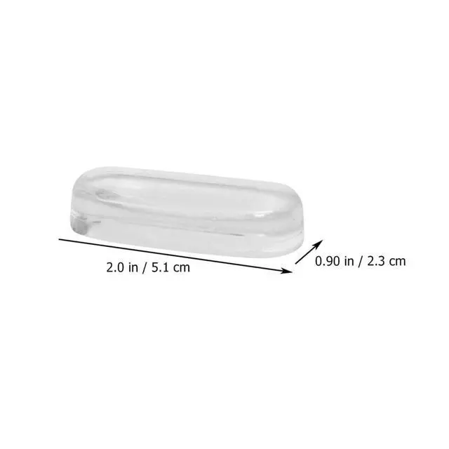 Alt view image 6 of 7 - 10 Pcs Transparent Toilet Lid Bumpers Adhesive Toilet Pads for Seat Cover Silent Buffer Pads Clear Silicone Gaskets for Home Bathroom Replacement