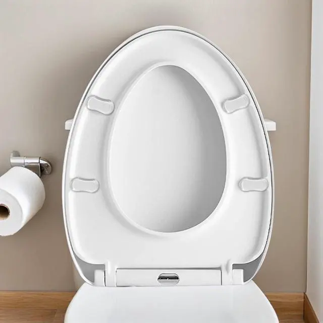 Alt view image 3 of 7 - 10 Pcs Transparent Toilet Lid Bumpers Adhesive Toilet Pads for Seat Cover Silent Buffer Pads Clear Silicone Gaskets for Home Bathroom Replacement