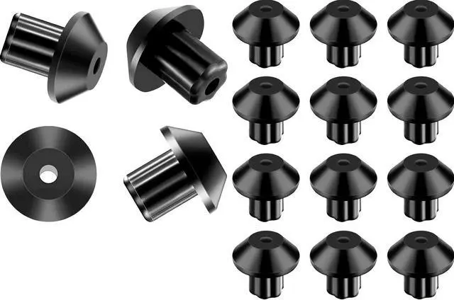 Alt view image 3 of 3 - 16-Pack 413552 (About 3/16") Rubber Grate Feet Kit for Bosch Thermador High Temp Resistant Silicone Rubber Pads Bumper Kit