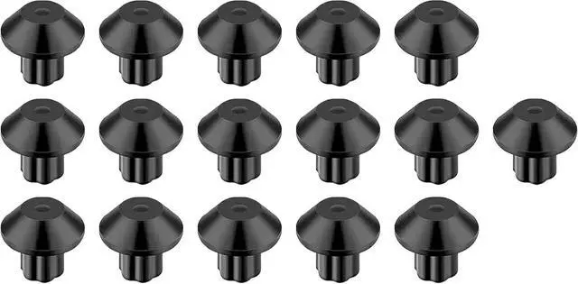 Main image of 16-Pack 413552 (About 3/16") Rubber Grate Feet Kit for Bosch Thermador High Temp Resistant Silicone Rubber Pads Bumper Kit
