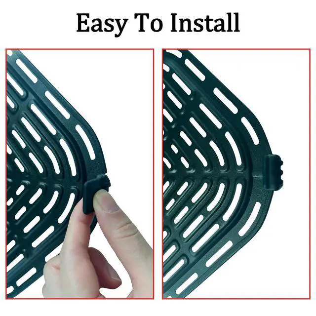 Alt view image 5 of 5 - Air Fryer Rubber Feet for Chefman 6QT Compact Air Fryers, 8PCS Premium Silicone Rubber Legs Bumpers Pads Pieces Tips Tabs Stops Stoppers Spacers Attachments for 6QT Chefman Air Fryer