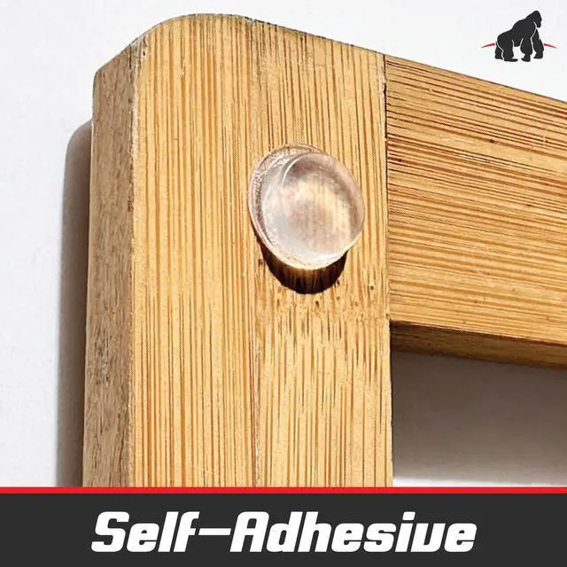 Alt view image 7 of 7 - Self Adhesive Bumpers - 1/2 Diameter - 200 pcs - Standard Clear Round Bumper for Cabinets, Drawers, Cutting Boards, Picture Frames and Furniture - Sound dampening Protects Against Damage
