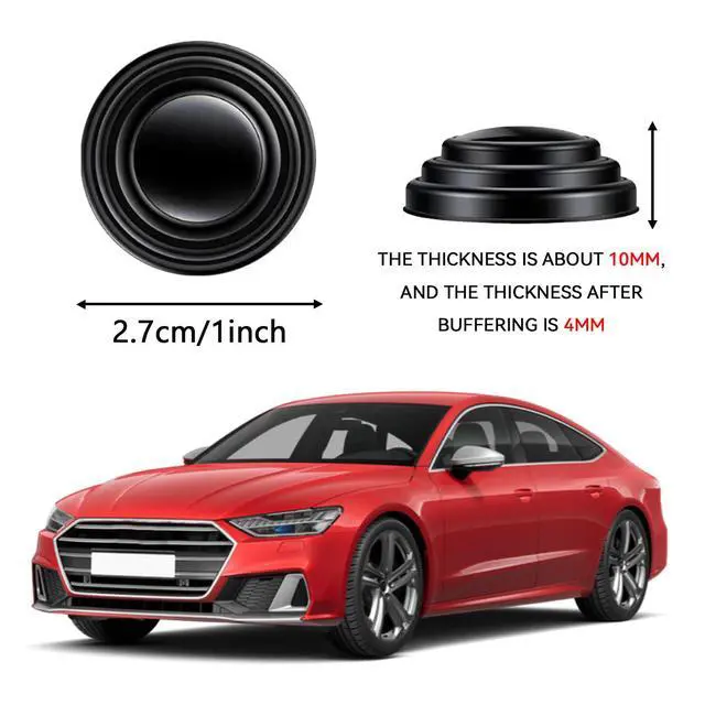 Alt view image 2 of 6 - Car Door Shock Absorber, Car Door Silicone Anti Shock Pad Edge Guard Anti-Slam Bumper Cushion Protector Sticker, Universal Buffer Silencer Sound Insulation Anti-Collision Gasket Device20PCS