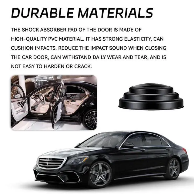 Alt view image 4 of 6 - Car Door Shock Absorber, Car Door Silicone Anti Shock Pad Edge Guard Anti-Slam Bumper Cushion Protector Sticker, Universal Buffer Silencer Sound Insulation Anti-Collision Gasket Device20PCS