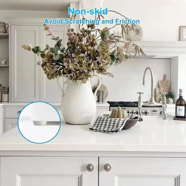 Alt view image 4 of 7 - 300PCS Clear Cabinet Door Bumpers, Rubber Bumpers Self Adhesive, Sound Dampening Cabinet Stoppers for Kitchen, Picture Frame, Cupboard, Drawer