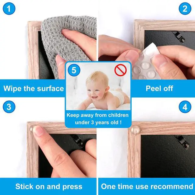 Alt view image 6 of 7 - 300PCS Clear Cabinet Door Bumpers, Rubber Bumpers Self Adhesive, Sound Dampening Cabinet Stoppers for Kitchen, Picture Frame, Cupboard, Drawer