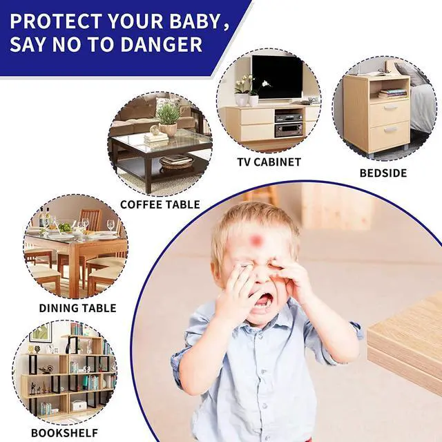 Alt view image 7 of 7 - 20 Pack Corner Protector Baby, Table Corner Protectors for Baby Guards Clear for Furniture Corner Protectors Proof Covers Baby Safety