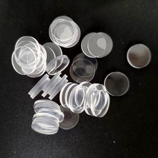 Alt view image 5 of 5 - 100PCS Anti Slip Clear Rubber Glass Table Top Bumpers 2mm Thick Round Silicone Furniture Pads for Tables, Photo Frames, Furniture, Kitchen Cabinets