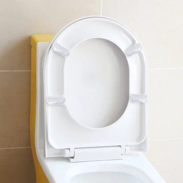 Alt view image 5 of 7 - 5 Pcs Transparent Toilet Seat Bumper Set, Silicone Strong Adhesive Toilet Seats Lid Bumpers, Toilet Seat Buffers Toilet Lid Rubber Pads for, Home, Hotel and Hospital Toilets, Adhesive Lid Buffers