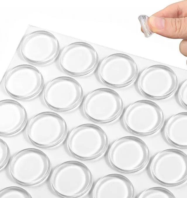 Main image of 72 Pcs Glass Table Top Anti Slip Pads, Silicone Glass Table Top Bumpers