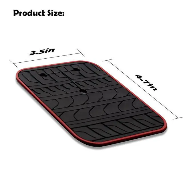 Alt view image 6 of 7 - Car Scratch Protector for Trunk Bike Rack, Anti-Scratch Anti-Collision Non-Slip Silicone Pads, Car Paint Protective Pads Car Tire Pattern Non-Slip, Bike Car Rack Accessories(8 Pack)