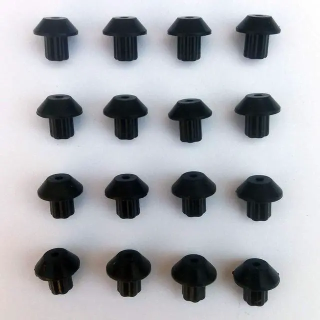 Alt view image 3 of 5 - 16 Pack WB2K101 Range Burner Grate Rubber Feet Kit Replacement for GE, Hotpoint, Kenmore 362. High Temp Resistant Silicone Rubber Bumper Pads Replace Part WB2K101, WB02K0101, 247410