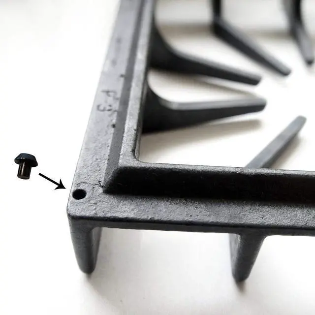 Alt view image 5 of 5 - 16 Pack WB2K101 Range Burner Grate Rubber Feet Kit Replacement for GE, Hotpoint, Kenmore 362. High Temp Resistant Silicone Rubber Bumper Pads Replace Part WB2K101, WB02K0101, 247410
