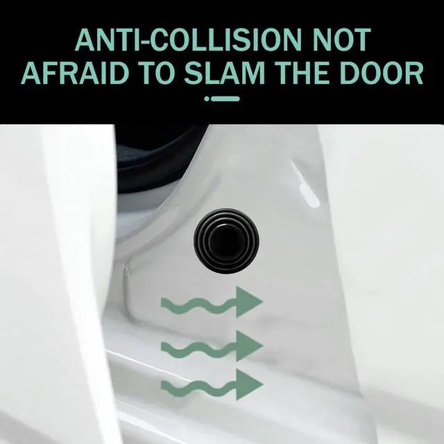 Alt view image 5 of 6 - 20PCS Car Door Shock Absorber Pad, Silicone Door Edge Guard Bumper Cushion Gasket, Self Adhesive Cars Side Edge Strike Protector, Universal Doors Soundproof Shock Absorber Crash Cushion