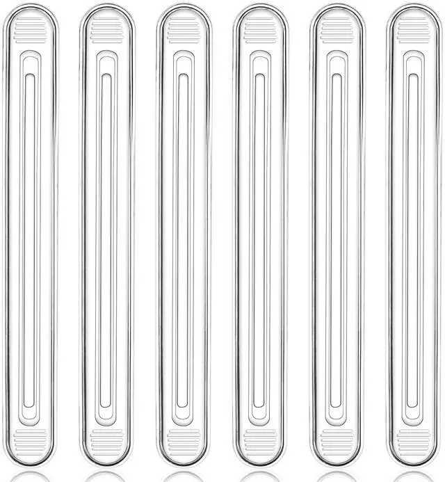 Main image of Rubber Chair Wall Protector from Chair Back, 6 Pack Clear Furniture Bumpers Silicone Cabinet Door Bumper Adhesive Wall Protector Bumpers for Shower Doors, Drawers, Car Doors, Toilet Lids