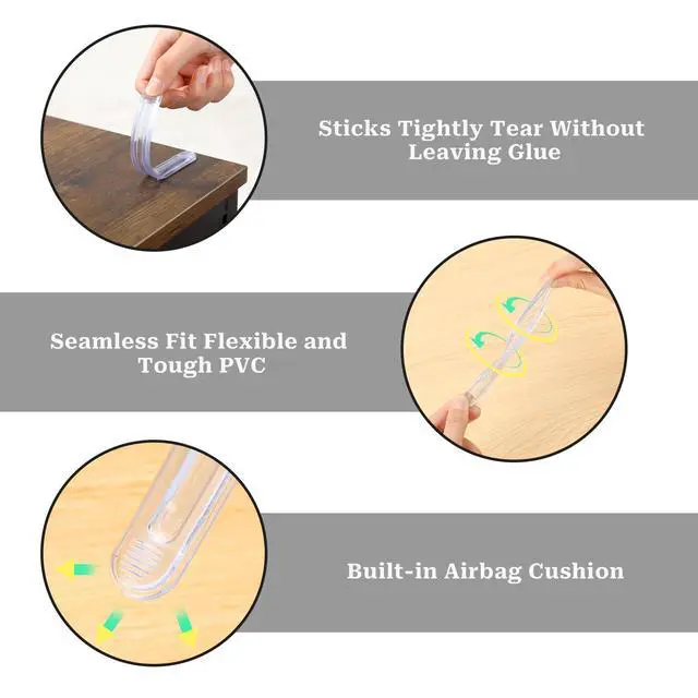 Alt view image 3 of 7 - Rubber Chair Wall Protector from Chair Back, 6 Pack Clear Furniture Bumpers Silicone Cabinet Door Bumper Adhesive Wall Protector Bumpers for Shower Doors, Drawers, Car Doors, Toilet Lids
