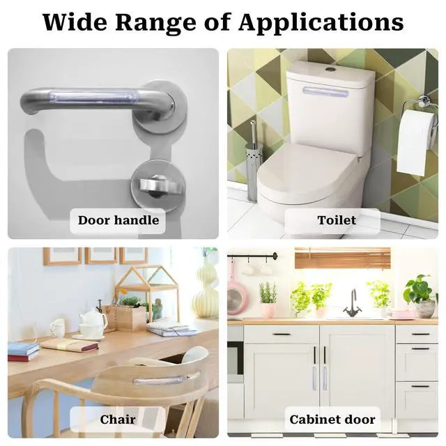 Alt view image 6 of 7 - Rubber Chair Wall Protector from Chair Back, 6 Pack Clear Furniture Bumpers Silicone Cabinet Door Bumper Adhesive Wall Protector Bumpers for Shower Doors, Drawers, Car Doors, Toilet Lids