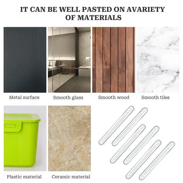 Alt view image 5 of 7 - Rubber Chair Wall Protector from Chair Back, 6 Pack Clear Furniture Bumpers Silicone Cabinet Door Bumper Adhesive Wall Protector Bumpers for Shower Doors, Drawers, Car Doors, Toilet Lids