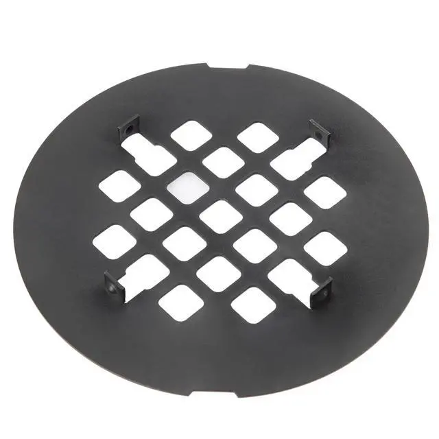 Alt view image 2 of 6 - 4-1/4 OD Snap-in Shower Drain Cover, Round Shower Drain Strainer Grid, Replacement Cover, Designed for Long-Lasting