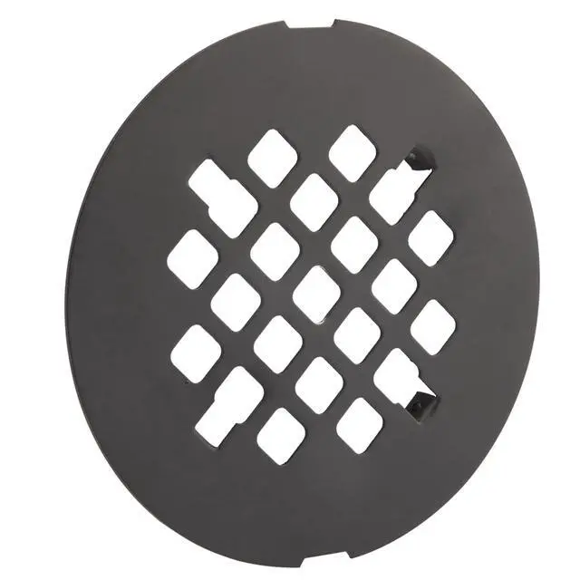 Alt view image 5 of 6 - 4-1/4 OD Snap-in Shower Drain Cover, Round Shower Drain Strainer Grid, Replacement Cover, Designed for Long-Lasting