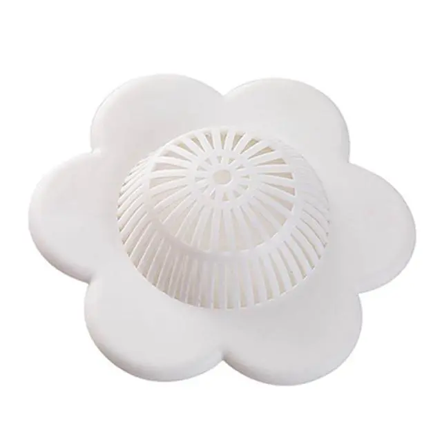 Main image of Hair Catcher Silicone Hair Stopper Shower Drain Covers with Suction Cups Suit for Bathroom Bathtub and Kitchen 1 Pack