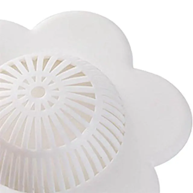 Alt view image 5 of 5 - Hair Catcher Silicone Hair Stopper Shower Drain Covers with Suction Cups Suit for Bathroom Bathtub and Kitchen 1 Pack