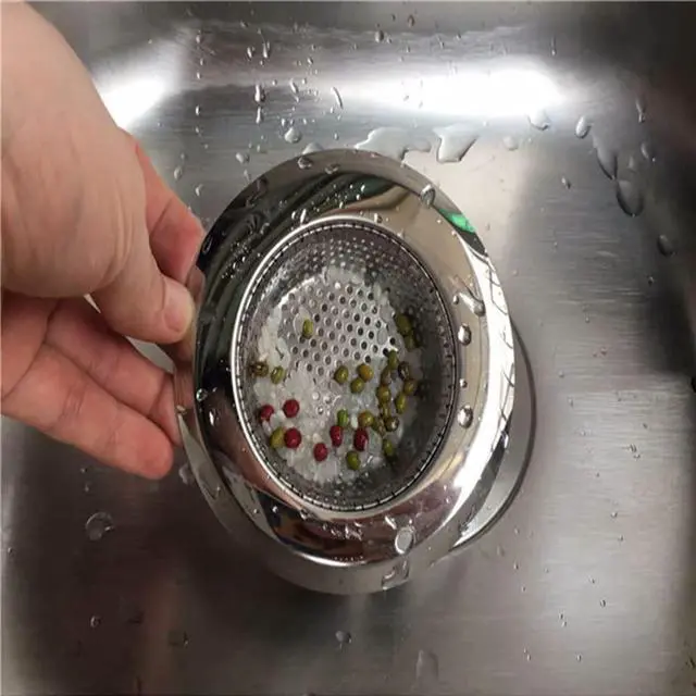 Alt view image 6 of 7 - Drain Hair Catcher,Drain Stoper,Shower Drain Cover for Bathtub, Kitchen Sink Strainer, Stainless Steel Bathroom Sink, Drain Stopper with (4 PCS,White,2.7 in)