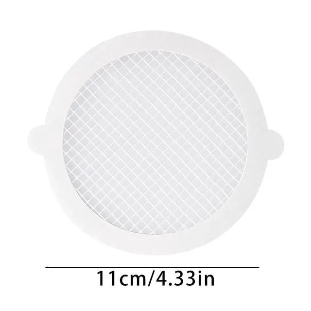 Alt view image 2 of 7 - 60PCS Disposable Drain Hair Catcher Shower Mesh Stickers- Prevent Clogs