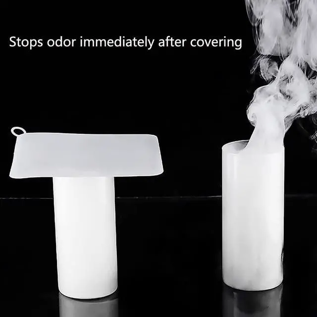 Alt view image 2 of 7 - Silicone Tub Stopper Floor Drain Cover, 2 Pieces Sewer Anti-Odor Mat Deodorizing Drain Plugs for Kitchen, Bathroom and Laundry(5x5 inch)