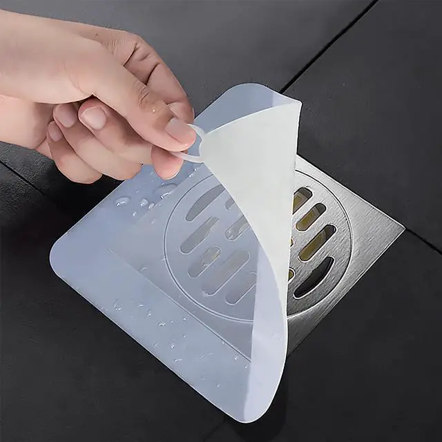 Main image of Silicone Tub Stopper Floor Drain Cover, 2 Pieces Sewer Anti-Odor Mat Deodorizing Drain Plugs for Kitchen, Bathroom and Laundry(5x5 inch)