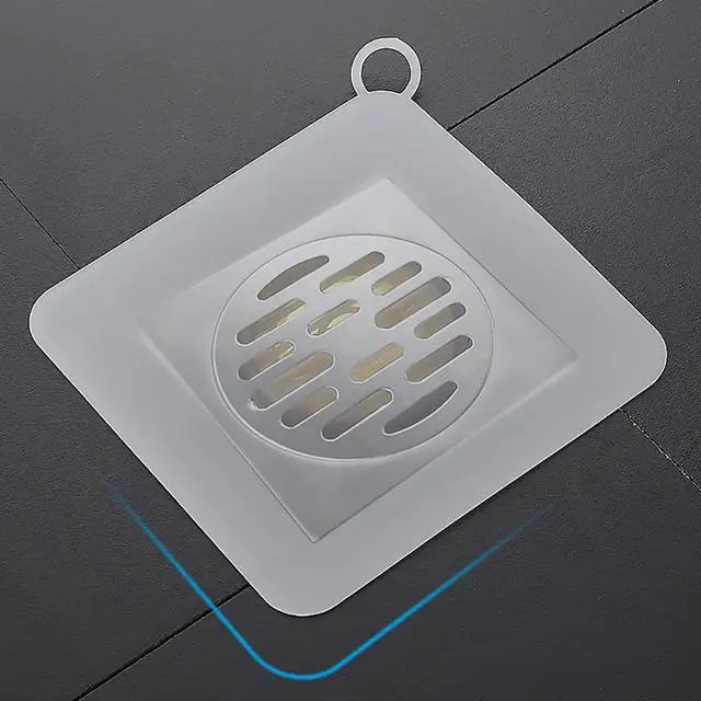 Alt view image 7 of 7 - Silicone Tub Stopper Floor Drain Cover, 2 Pieces Sewer Anti-Odor Mat Deodorizing Drain Plugs for Kitchen, Bathroom and Laundry(5x5 inch)