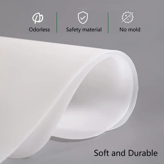 Alt view image 5 of 7 - Silicone Tub Stopper Floor Drain Cover, 2 Pieces Sewer Anti-Odor Mat Deodorizing Drain Plugs for Kitchen, Bathroom and Laundry(5x5 inch)