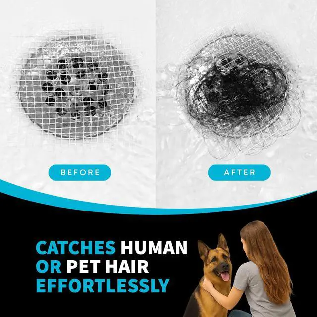 Alt view image 7 of 7 - 26 Pack Square Disposable Drain Cover - Hair Catcher Mesh Sticker Strainers for Shower Bathtub and Bathroom - Hair Catcher Sticker Drain Protector - Half Year Supply