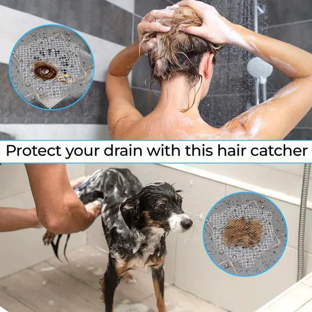 Alt view image 5 of 7 - Disposable Shower Drain Hair Catcher, 3.54 Inches Round, 25 PCS