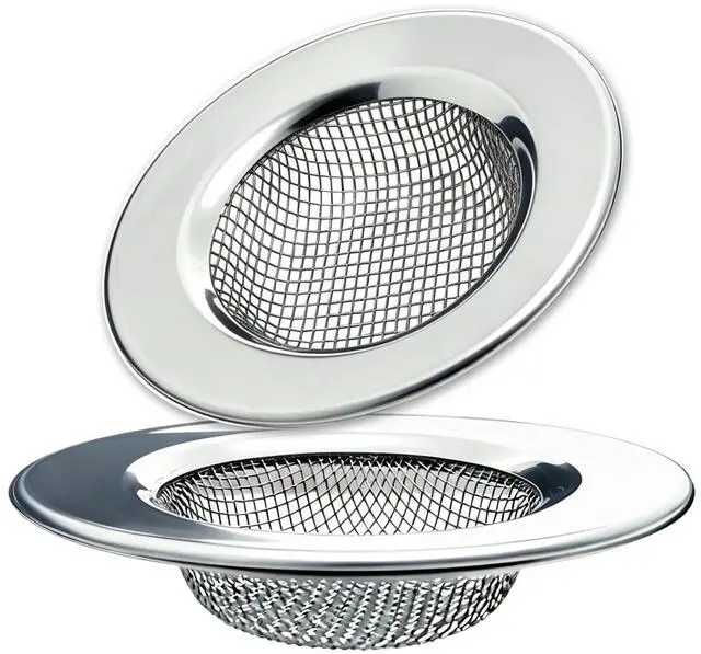 Main image of 2PCS 1.50" Bathtub Hair Catcher, Bathroom Sink Strainers, Tub Drain Hair Catcher, Drain Strainer for Shower, Laundry, Mop Pool, Utility, Slop, RV Sink, Stainless Steel