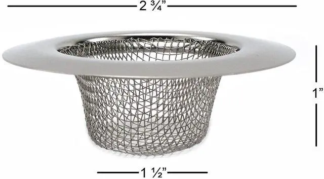 Alt view image 3 of 5 - 4pcs Bathroom Bathtub Sink Mesh Strainer Stainless Steel (Pack of 4)