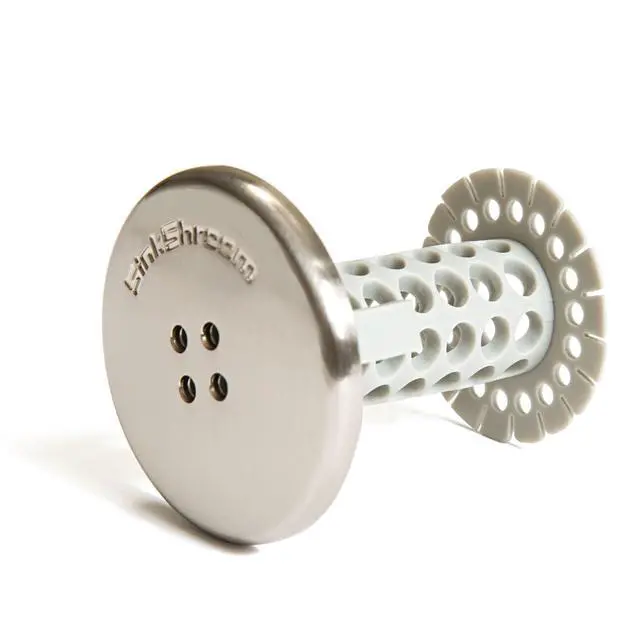Alt view image 4 of 7 - Revolutionary Bathroom Sink Drain Protector Hair Catcher, Strainer, Snare, Nickel Edition
