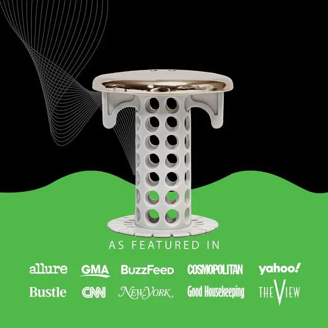 Alt view image 6 of 7 - Revolutionary Bathroom Sink Drain Protector Hair Catcher, Strainer, Snare, Nickel Edition