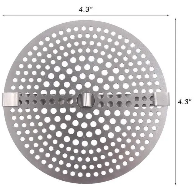 Alt view image 3 of 7 - Hair Catcher Shower Drain - Stainless Steel Drain Hair Catcher Bathtub Strainer with Stand for Regular Drains