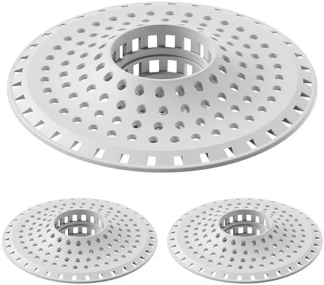 Main image of Bathtub Drain Hair Catcher,Silicone Tub Hair Catcher Drain Protector