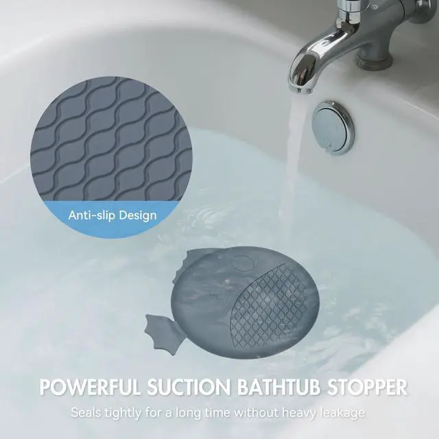 Alt view image 7 of 7 - Shower Drain Hair Catcher, 2.8" Fast Drainage Bathtub Stopper Drain Strainer Kit, Stainless Steel Shower Drain Cover, Bathtub Drain Protector for Sinks & Tubs (Patented Product)