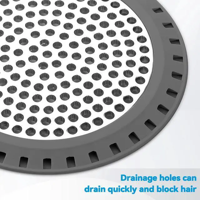 Alt view image 3 of 6 - Shower Drain Hair Catcher,Shower Drain Cover Bathtub Drain Strainer