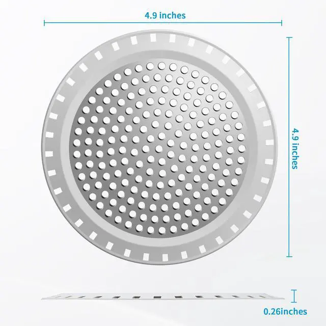 Alt view image 2 of 6 - Shower Drain Hair Catcher, Shower Drain Cover Bathtub Drain Strainer